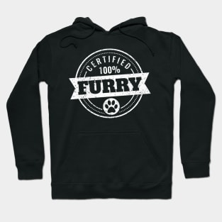 100% Certified Furry Hoodie